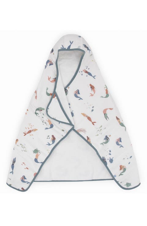 Cotton Muslin & Terry Hooded Towel (Baby & Toddler)