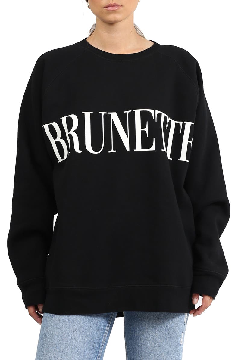 BRUNETTE the Label Brunette Big Sister Sweatshirt, Main, color,