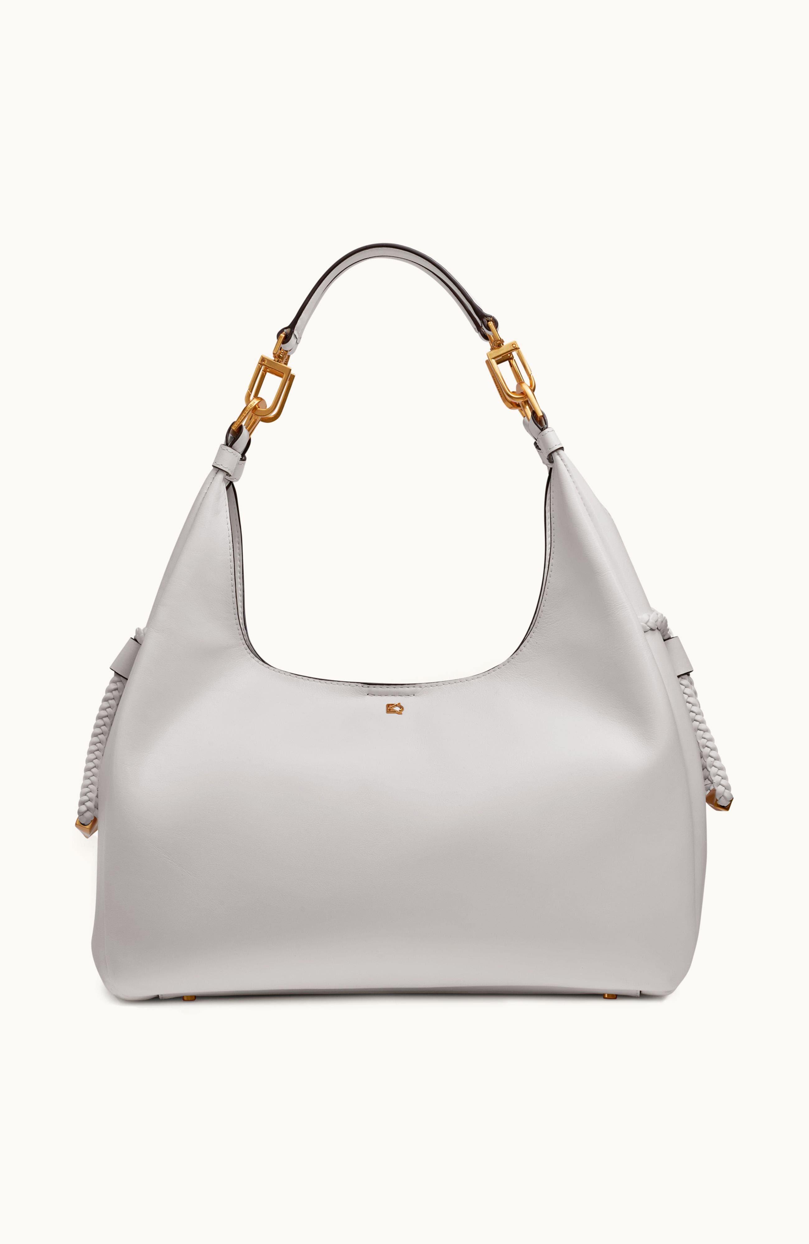 Donna Karan New York Bellerose Hobo, Main, color, Brillant White