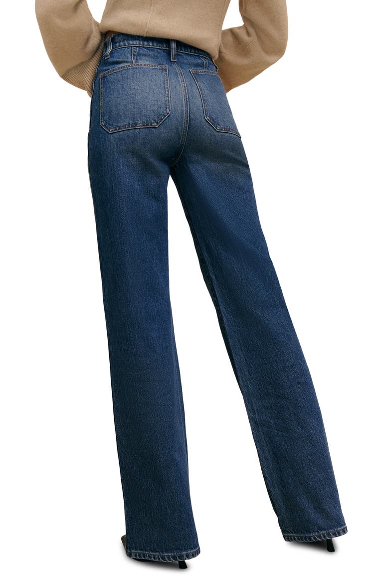 Alyssa High Waist Wide Leg Jeans, Alternate, color, MELLUSINE