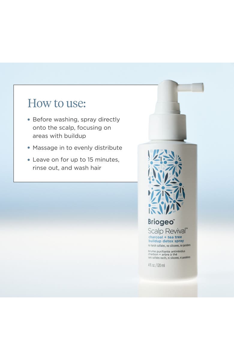 Briogeo Scalp Revival<sup>™</sup> Charcoal + Tea Tree Buildup Detox Spray, Alternate, color, 