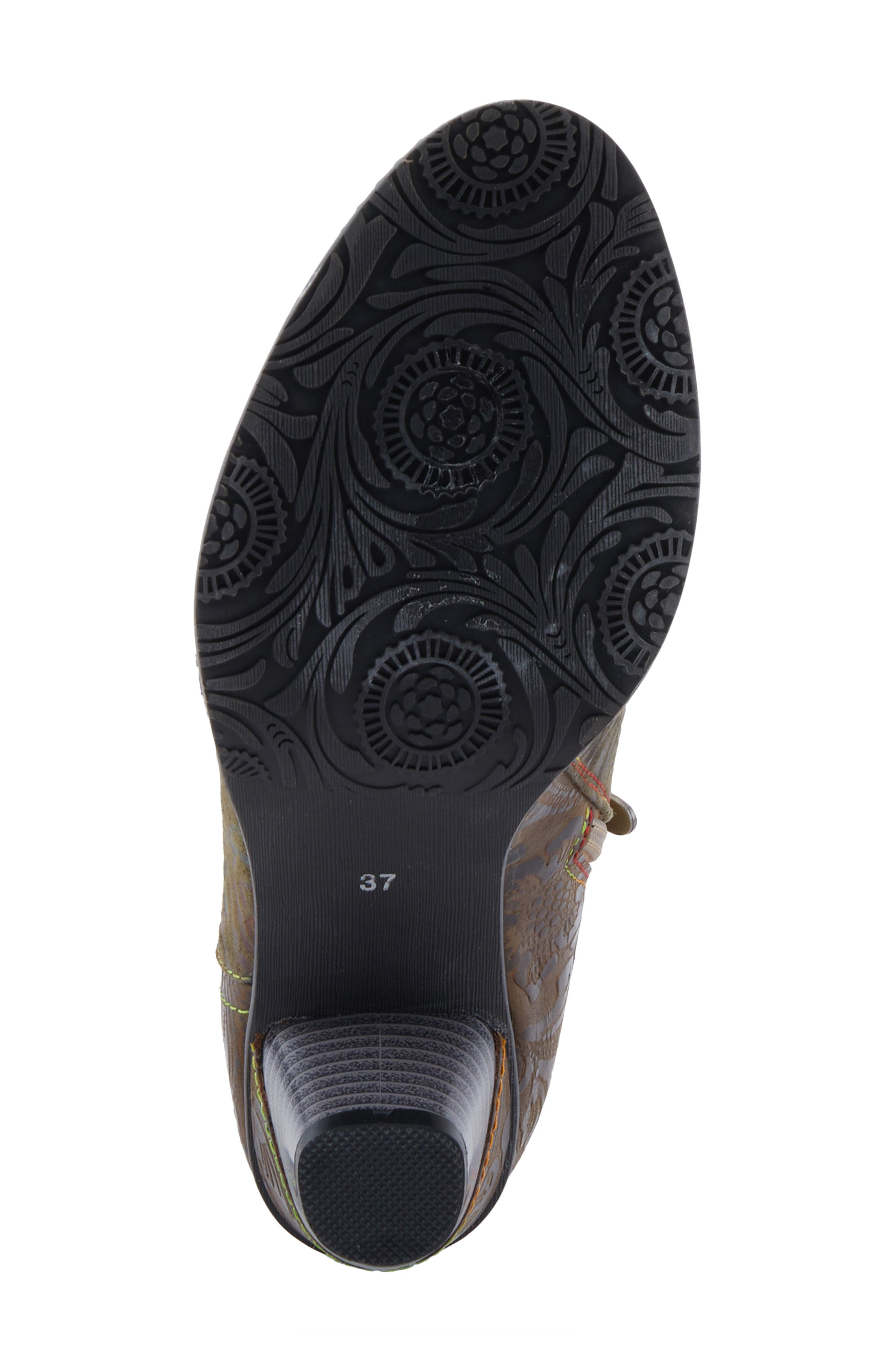 Antilles Flower Embossed, Alternate, color, OLIVE GREEN