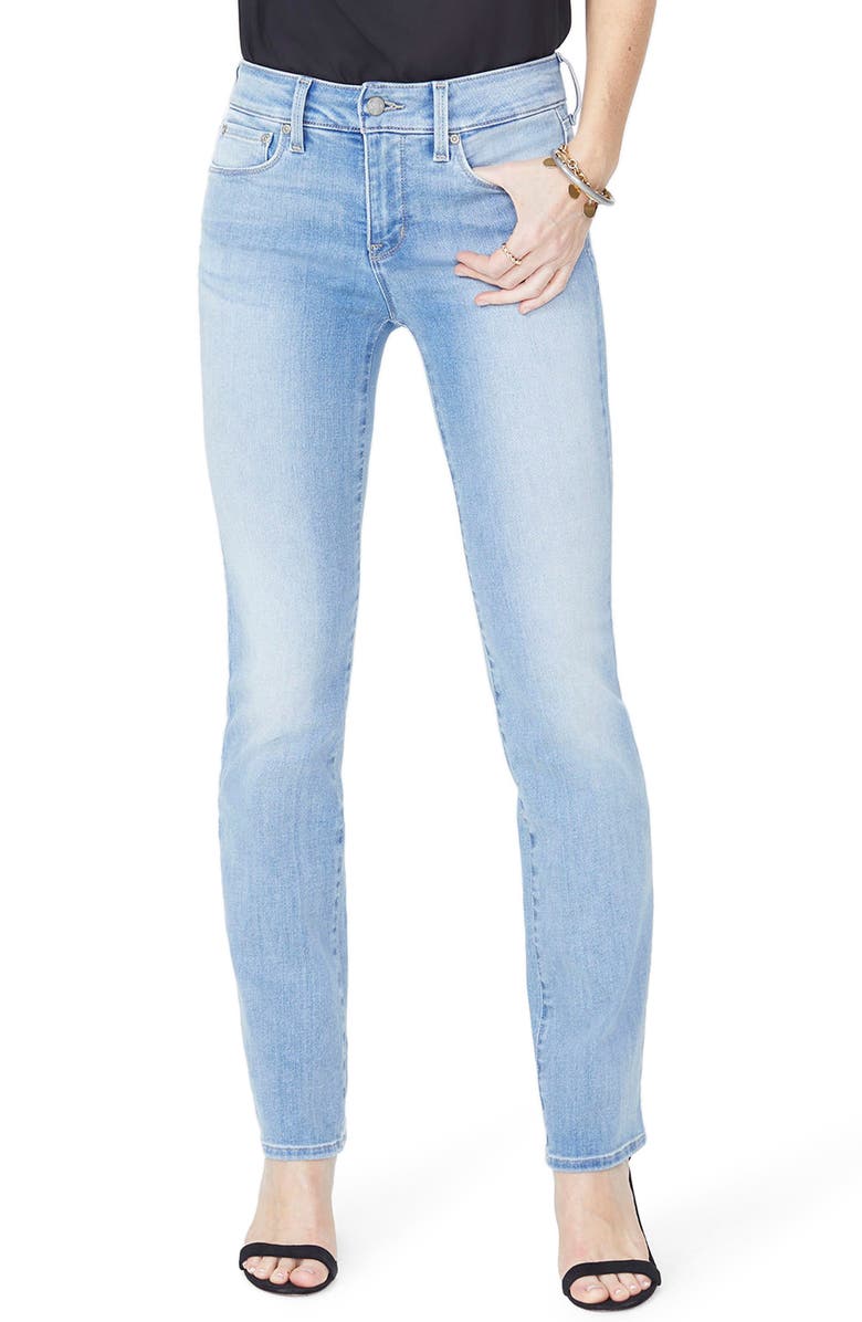 NYDJ Marilyn Stretch Straight Leg Jeans, Main, color, 