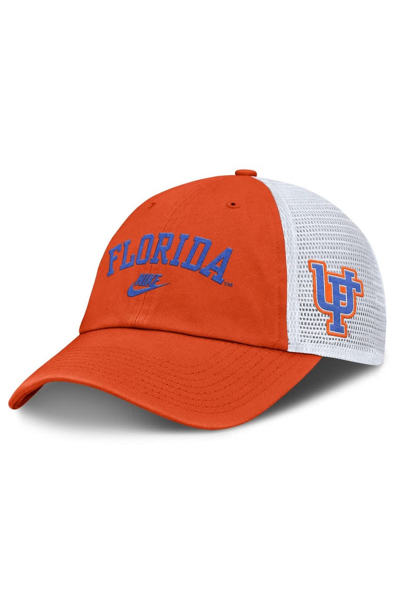 Nike Men's Nike Orange Florida Gators Club Legacy Adjustable Trucker Hat, Main, color, 