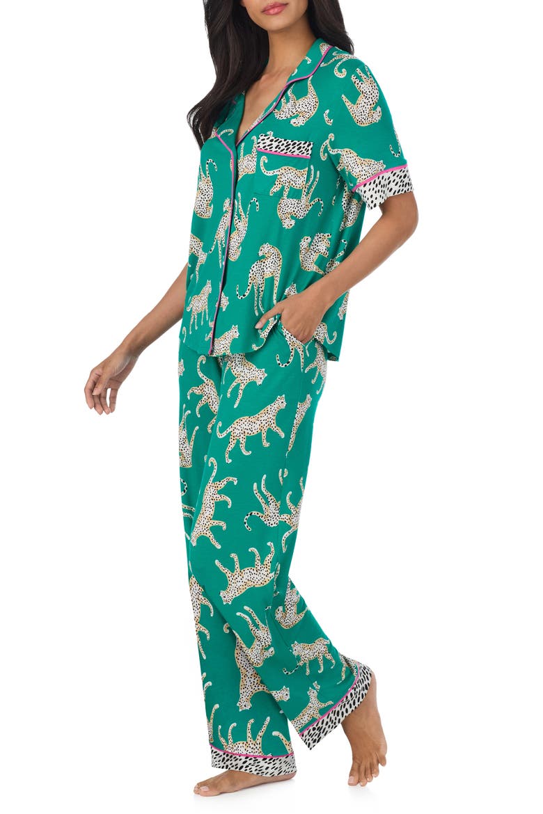 Print Pajamas, Alternate, color, TEAL PRINT