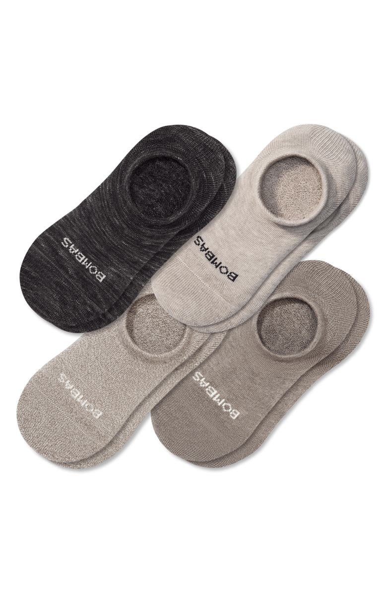 Bombas Assorted 4-Pack No-Show Socks, Main, color, Breakneck Mix