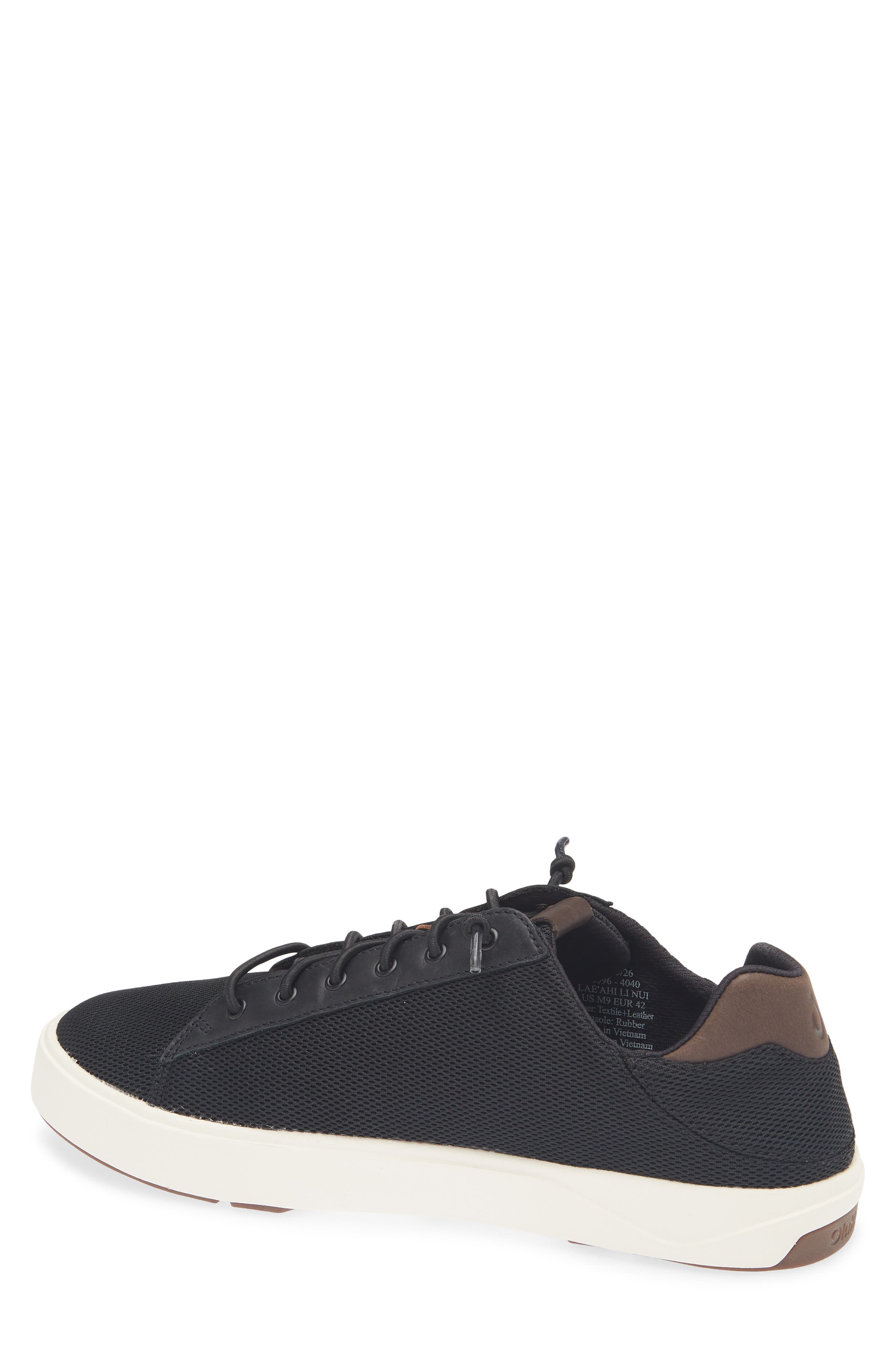 Laeahi Li Nui Sneaker, Alternate, color, BLACK / BLACK