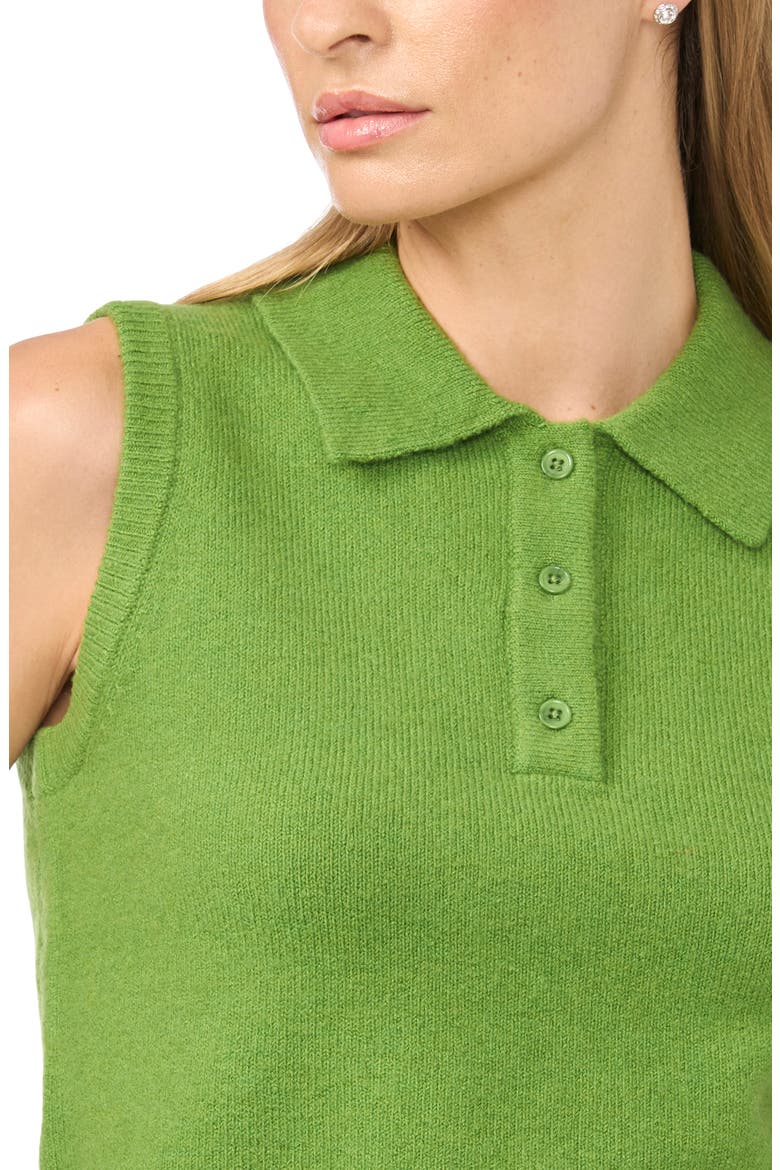 Polo Sweater Vest, Alternate, color, SALTED LIME COZY
