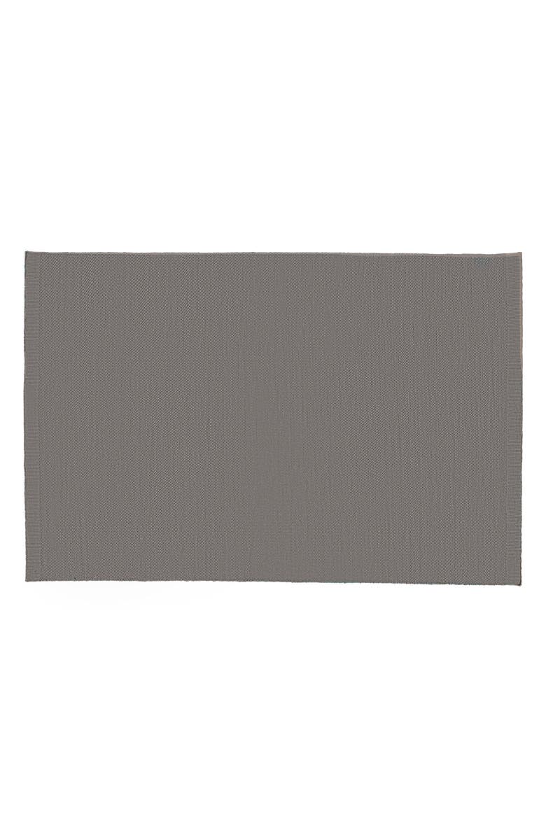 Fable One of a Kind Wool & Cotton Rug, Main, color, Slate Grey