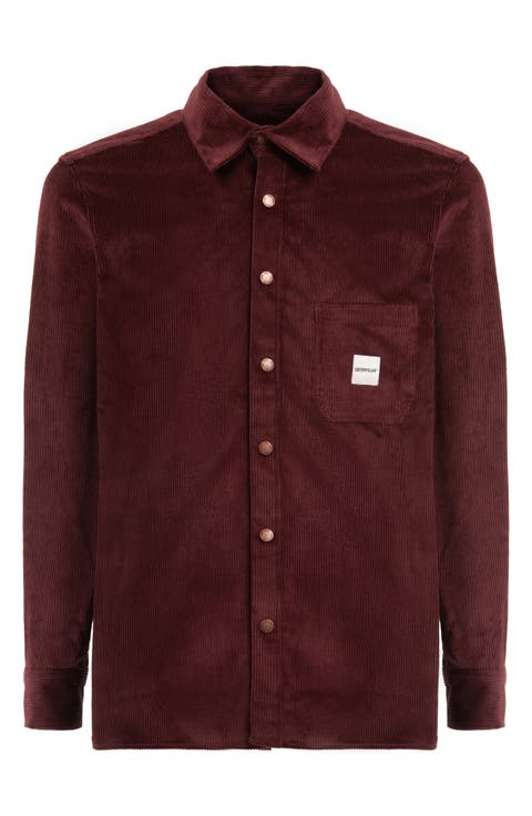 Corduroy Button-Up Shirt