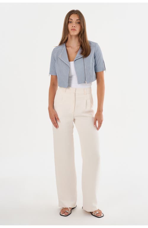 Lamarque Kirsi | Cropped Biker Jacket