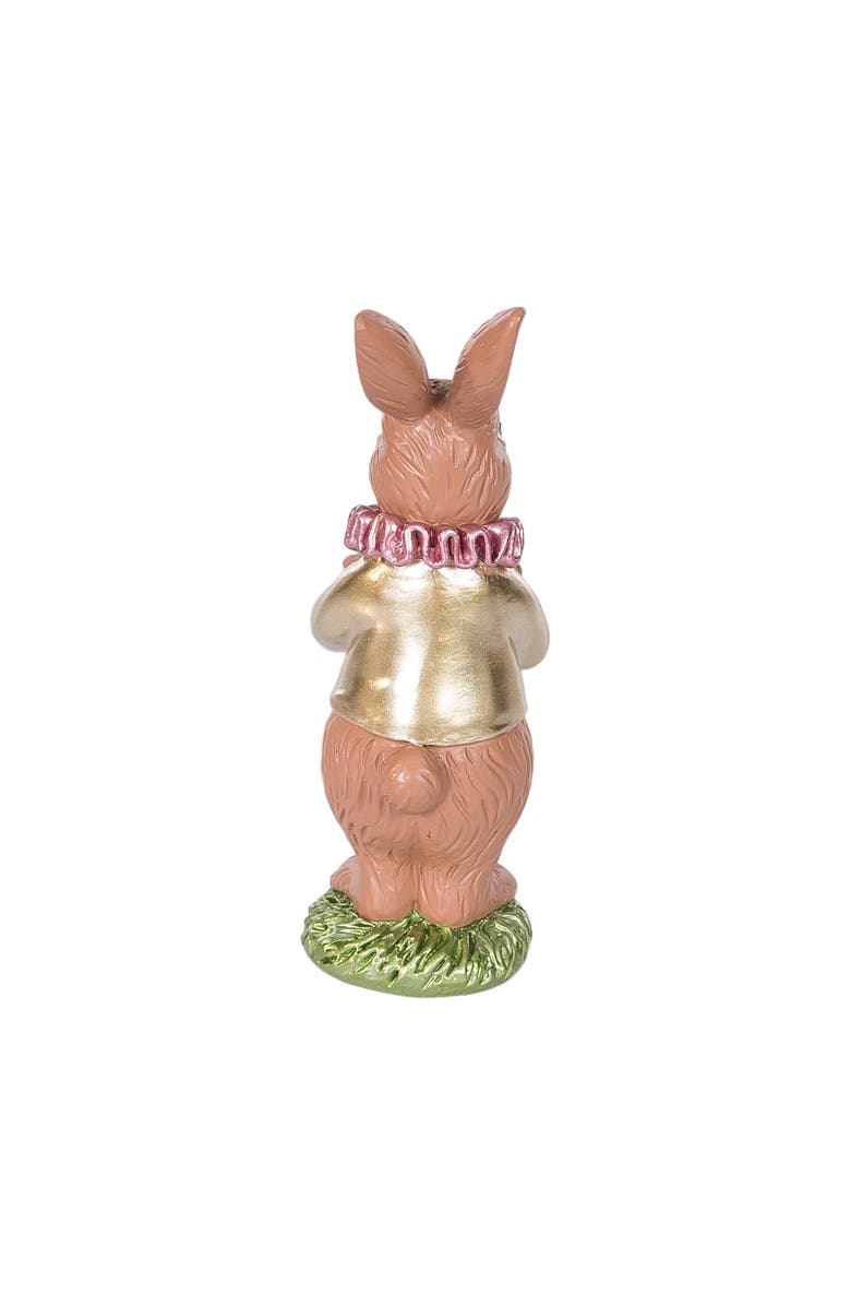 Gallerie II Chocolate Polyresin Easter Rabbit Medium Figurine 6.42", Alternate, color, Brown