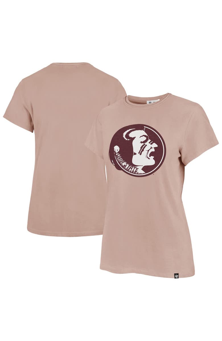'47 Women's '47  Pink Florida State Seminoles Premier Frankie T-Shirt, Alternate, color, 