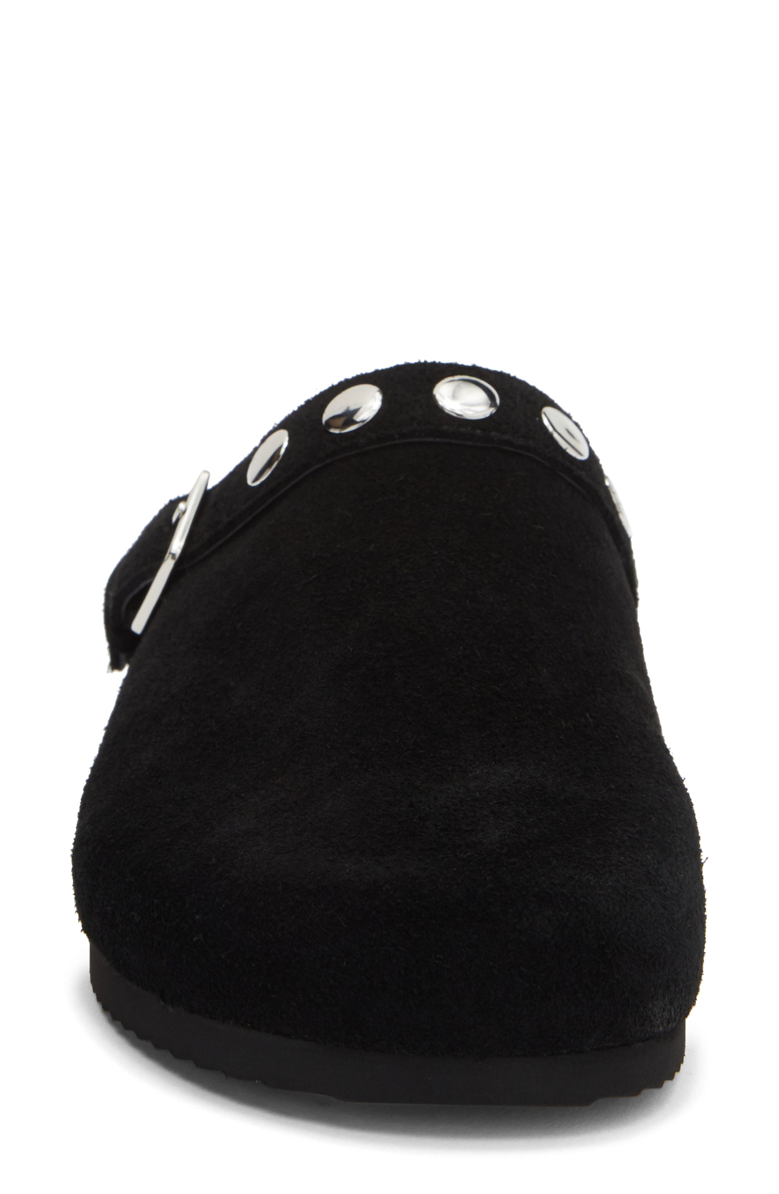 Weaver Studded Clog, Alternate, color, BLACK