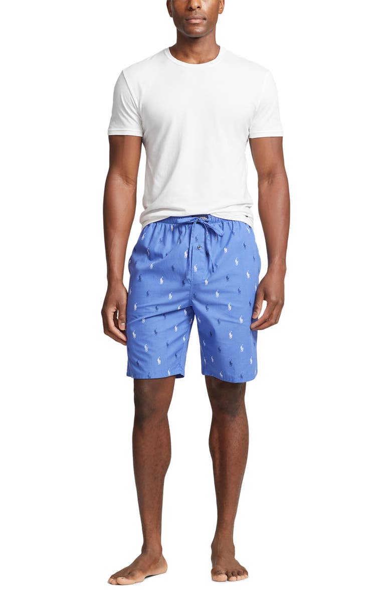 Polo Ralph Lauren Liberty Cotton Drawstring Pajama Shorts, Alternate, color,