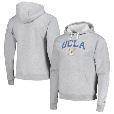 Men's League Collegiate Wear  Heather Gray UCLA Bruins Tall Arch Essential Pullover Hoodie