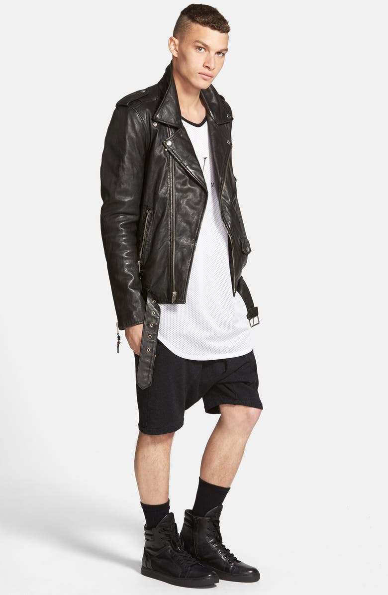 BLK DNM 'Leather Jacket 5' Leather Moto Jacket, Alternate, color,