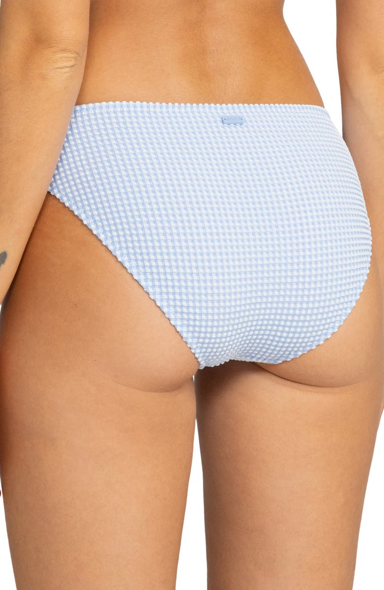Roxy Gingham Hipster Bikini Bottoms, Alternate, color, 