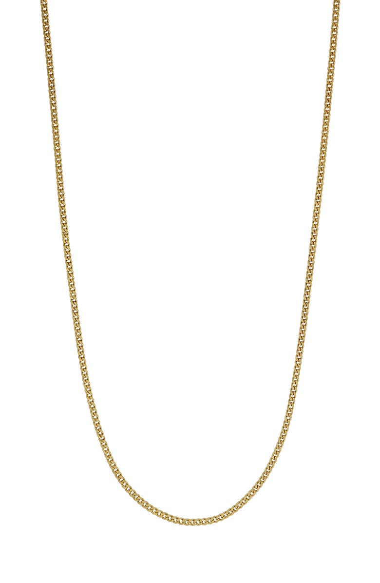 Bony Levy 14K Gold Curb Chain Necklace, Main, color, 