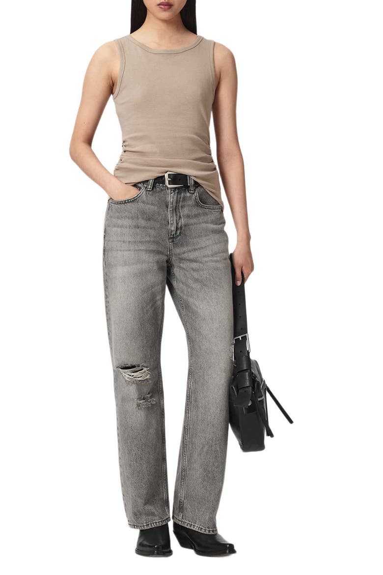 Katarina Stretch Cotton Tank, Alternate, color, SHALE GREY