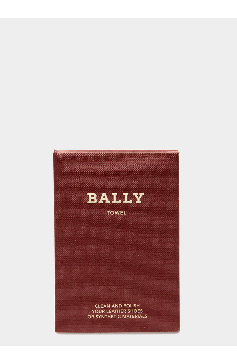 Bally Shoe Care Towel, Main, color, White