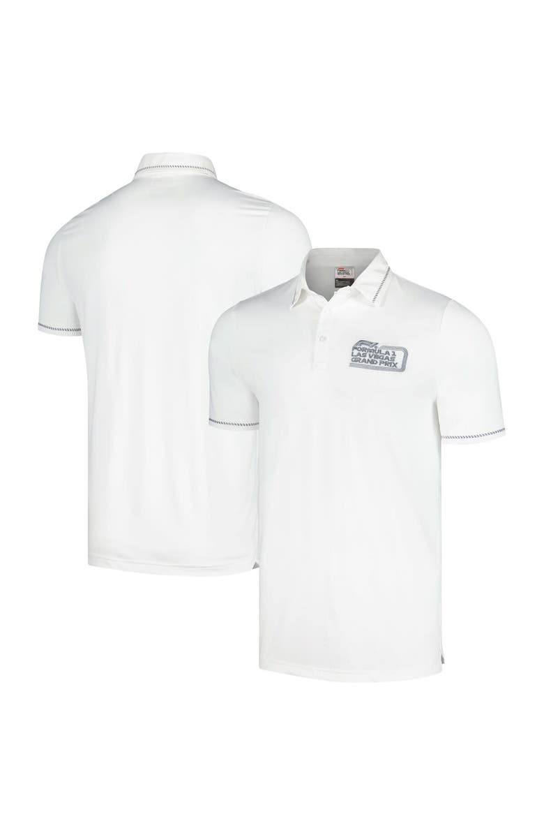 Insomniac Unisex Formula 1 Las Vegas Grand Prix White Classic Polo, Alternate, color, 