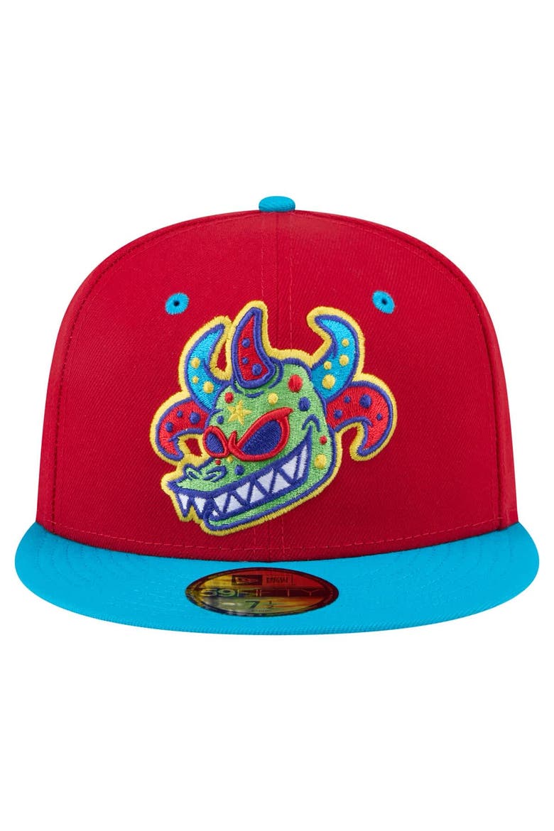 Men's New Era Red Scranton Wilkes-Barre RailRiders Copa de la Diversión 59FIFTY Fitted Hat, Alternate, color, Red