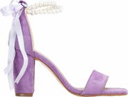 Forever & Always Shoes Melissa Block Heels Sandals with Pearls