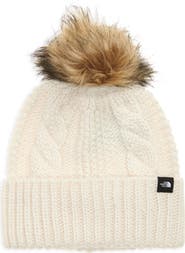 The North Face Kids Oh Mega Beanie with Faux Fur Pom