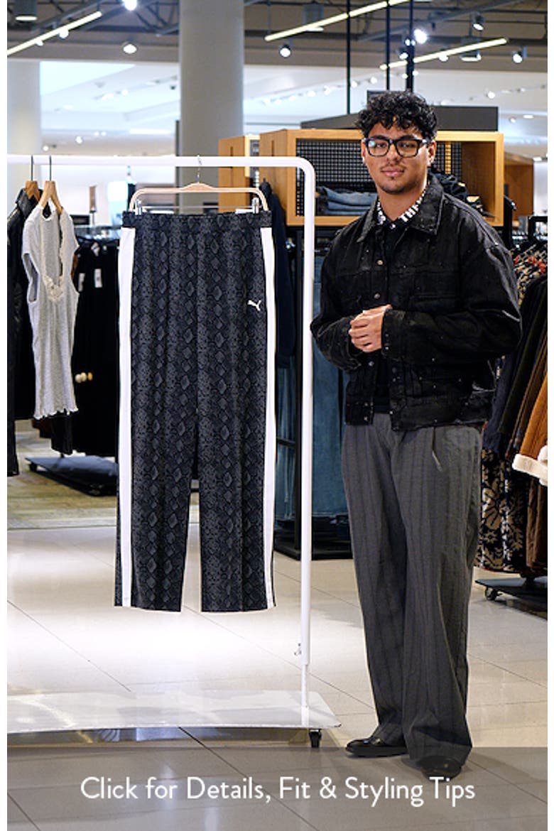 T7 Snake Print Track Pants video