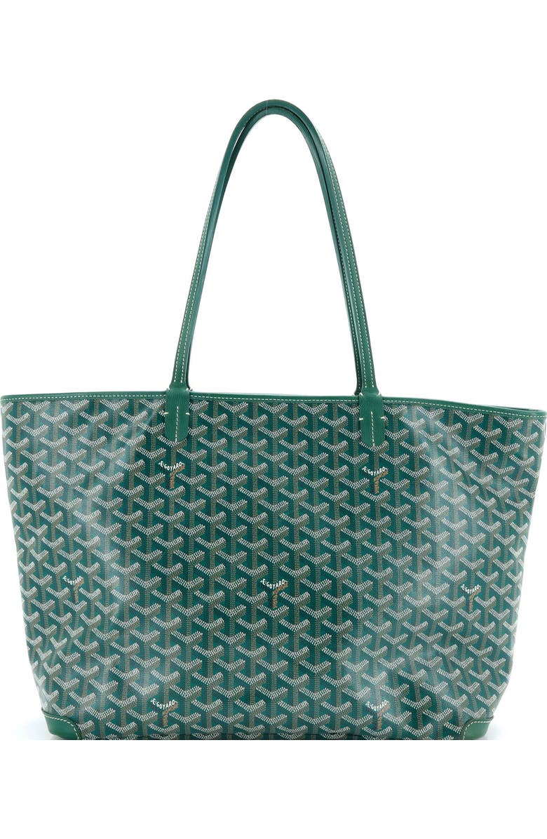 Pre-Owned Goyard Artois Tote Coated Canvas MM, Main, color, Green