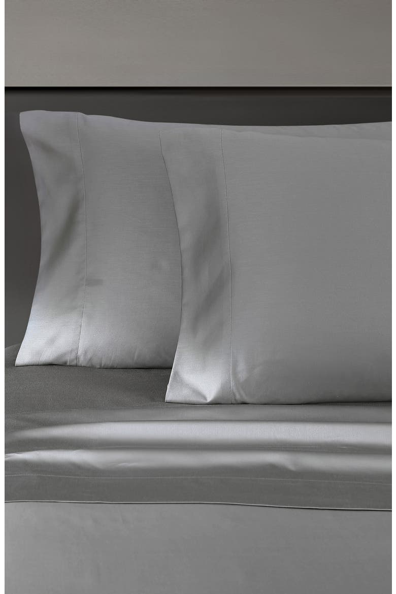 800 Thread Count Sateen Sheet Set, Alternate, color, STEEL GREY