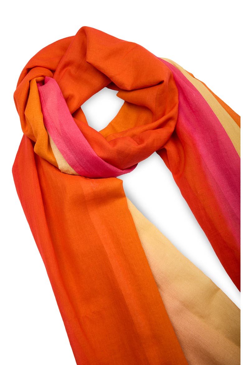 Summer Gradient Scarf, Alternate, color, ORANGE