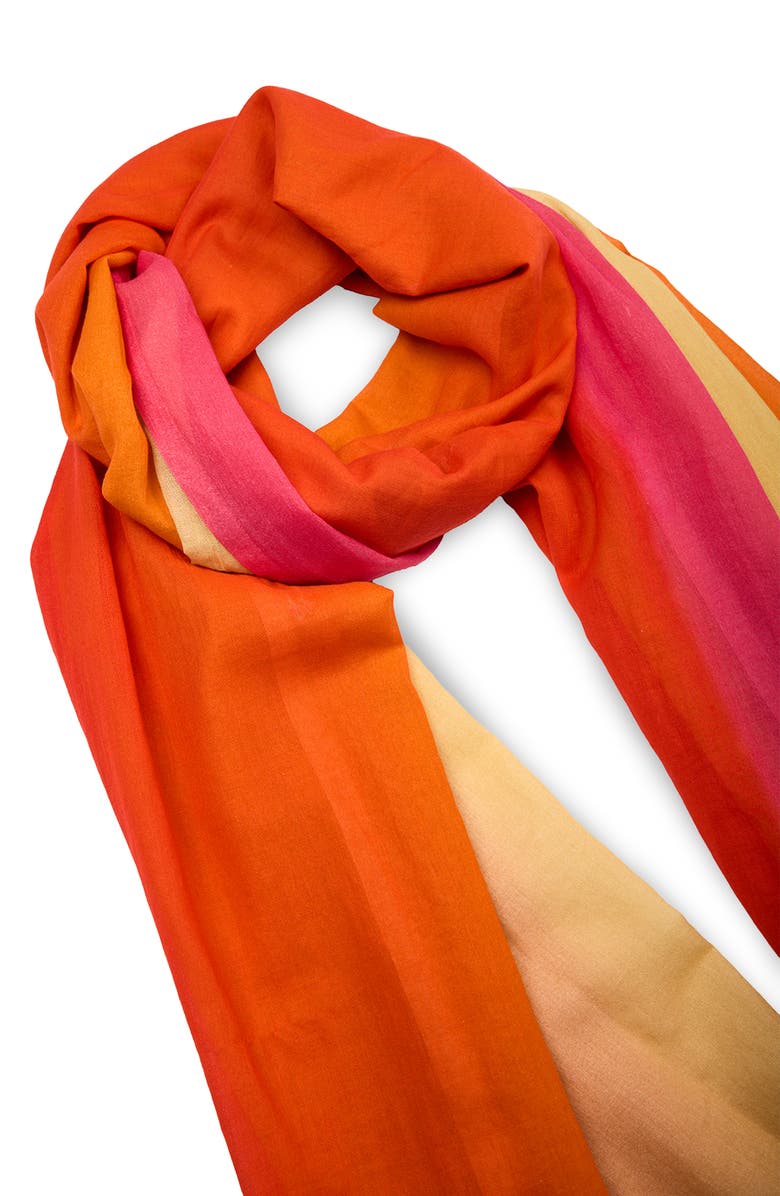 SAACHI Summer Gradient Scarf, Alternate, color, Orange