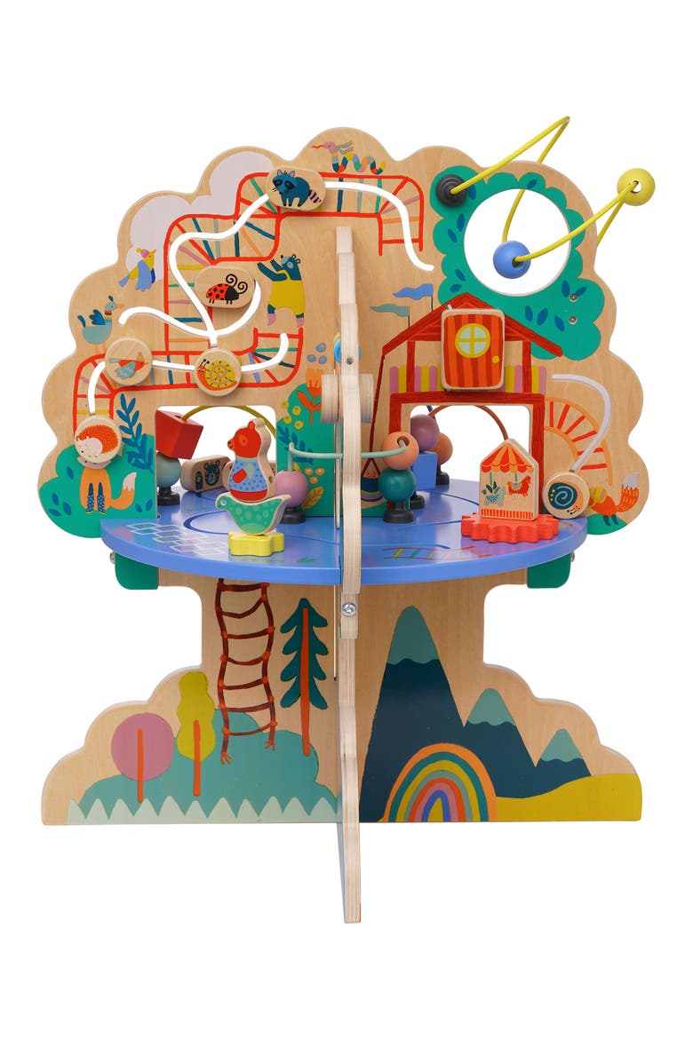 Playground Adventure Wooden Activity Center, Alternate, color, MULTI