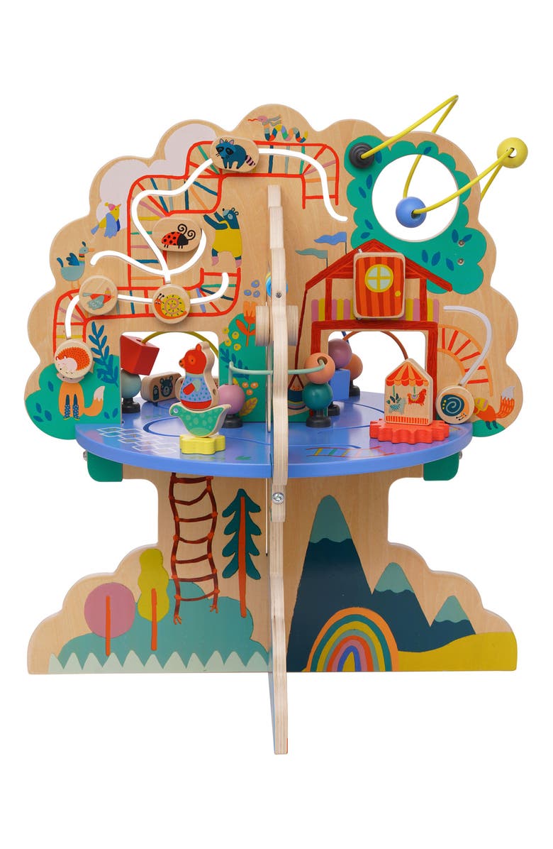 Manhattan Toy Playground Adventure Wooden Activity Center, Alternate, color, Multi