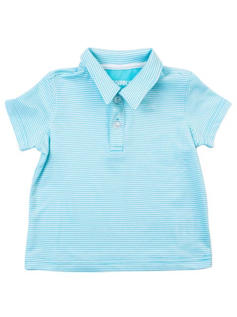 Boys Knit Short Sleeve Performance Polo