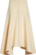 PLAN C Cotton Blend Scuba Knit Skirt