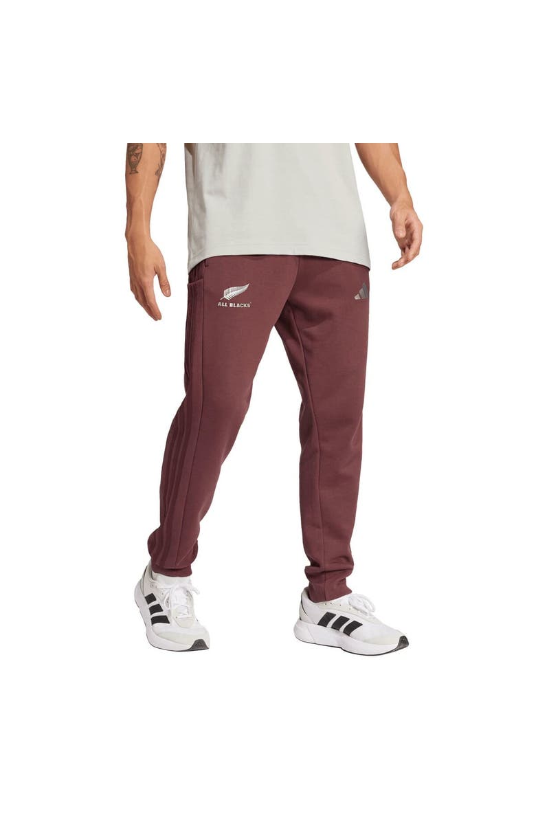 adidas Men's adidas Maroon New Zealand Rugby All Blacks Pants, Alternate, color, Maroon