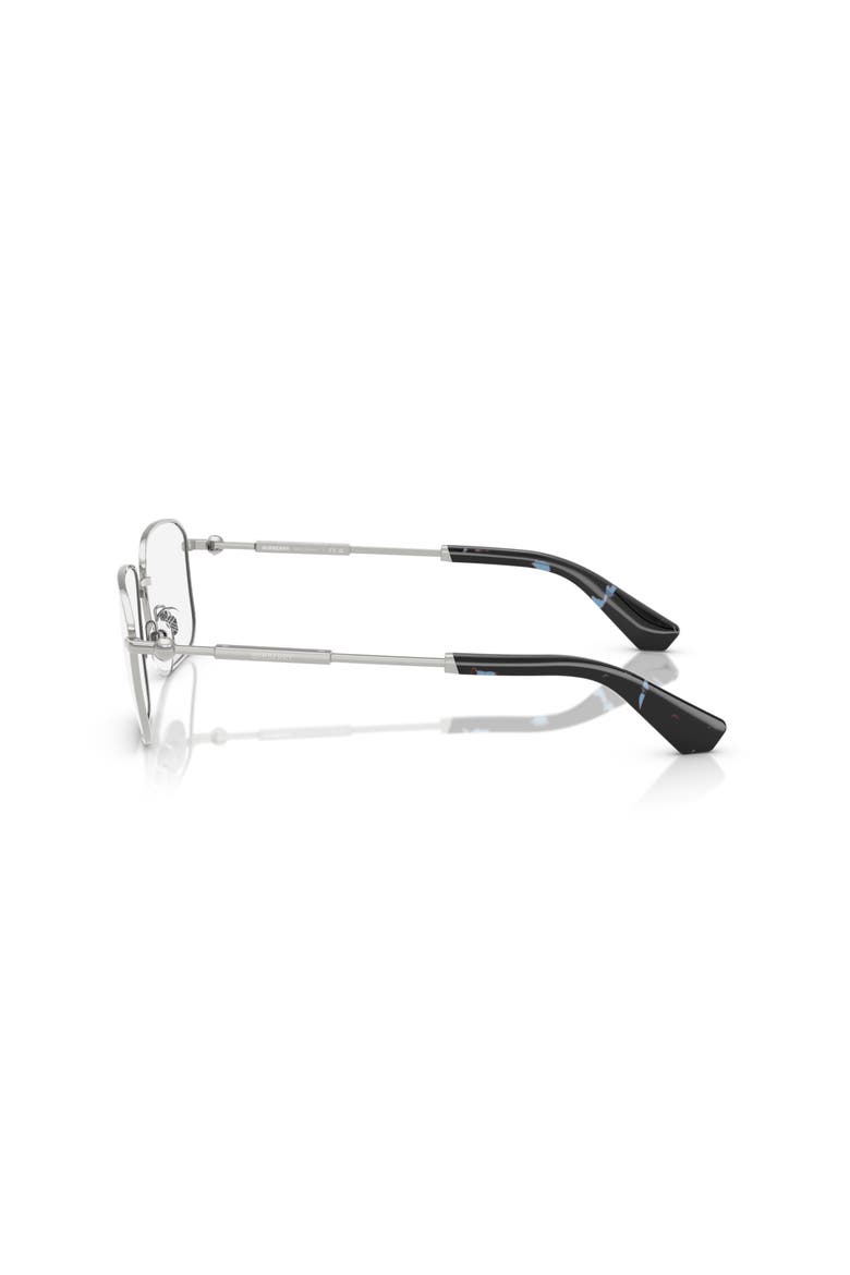 54mm Rectangle optical glasses, Alternate, color, Silver