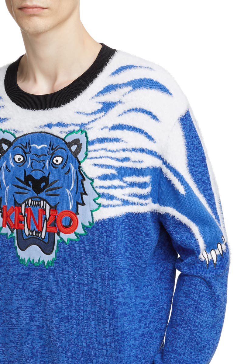 KENZO Tiger Appliqué Sweater, Alternate, color,