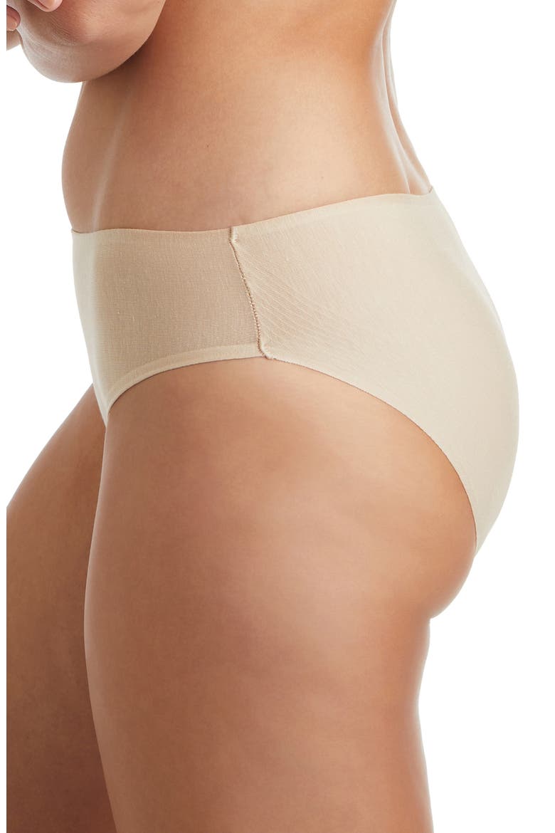 Wonderful Edge® 3-Pack Cotton & Modal Hipster Briefs, Alternate, color, WARM BEIGE