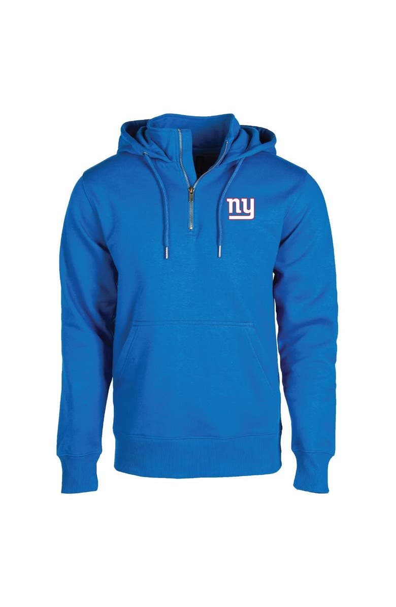 DUNBROOKE Unisex Dunbrooke  Royal New York Giants Defender Quarter-Zip Hoodie, Alternate, color, Royal
