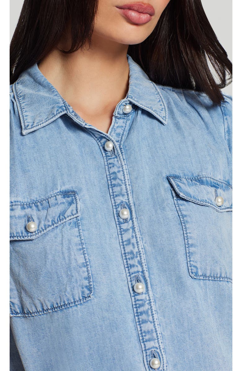 Generation Love Minella Denim Shirt, Alternate, color, Light Blue