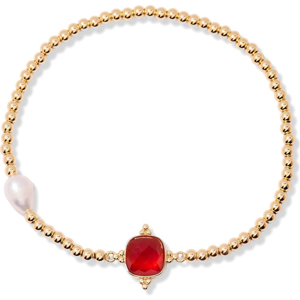 Brook & York Brook And York Dakota Birthstone Bracelet In Brown