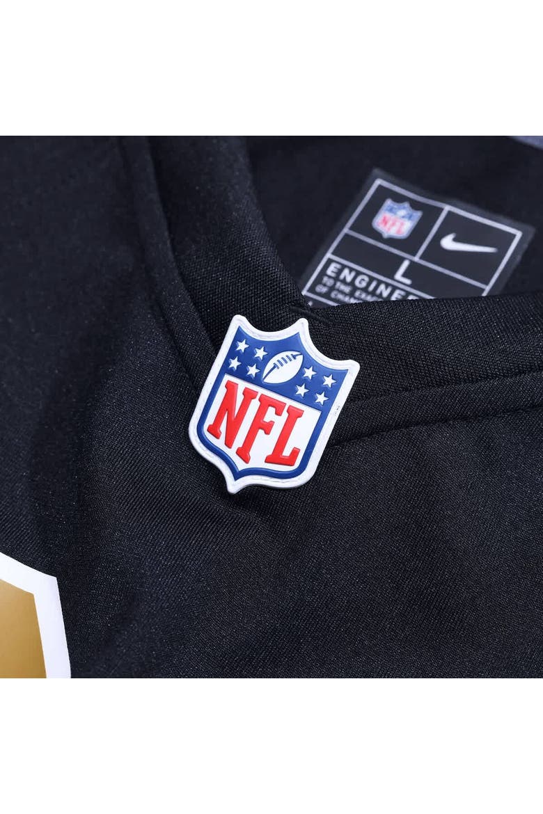 Men's Nike Alvin Kamara Black New Orleans Saints Alternate Game Jersey, Alternate, color, Black