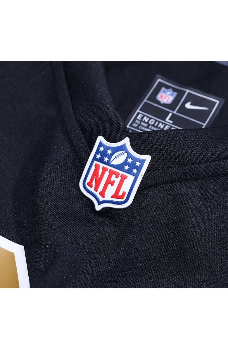 Nike Men's Nike Alvin Kamara Black New Orleans Saints Alternate Game Jersey, Alternate, color, Black