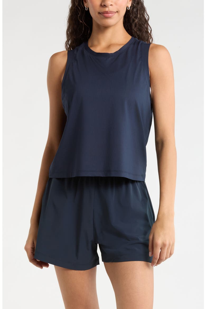 Smash Hit Mesh Tank, Main, color, NAVY SAPPHIRE