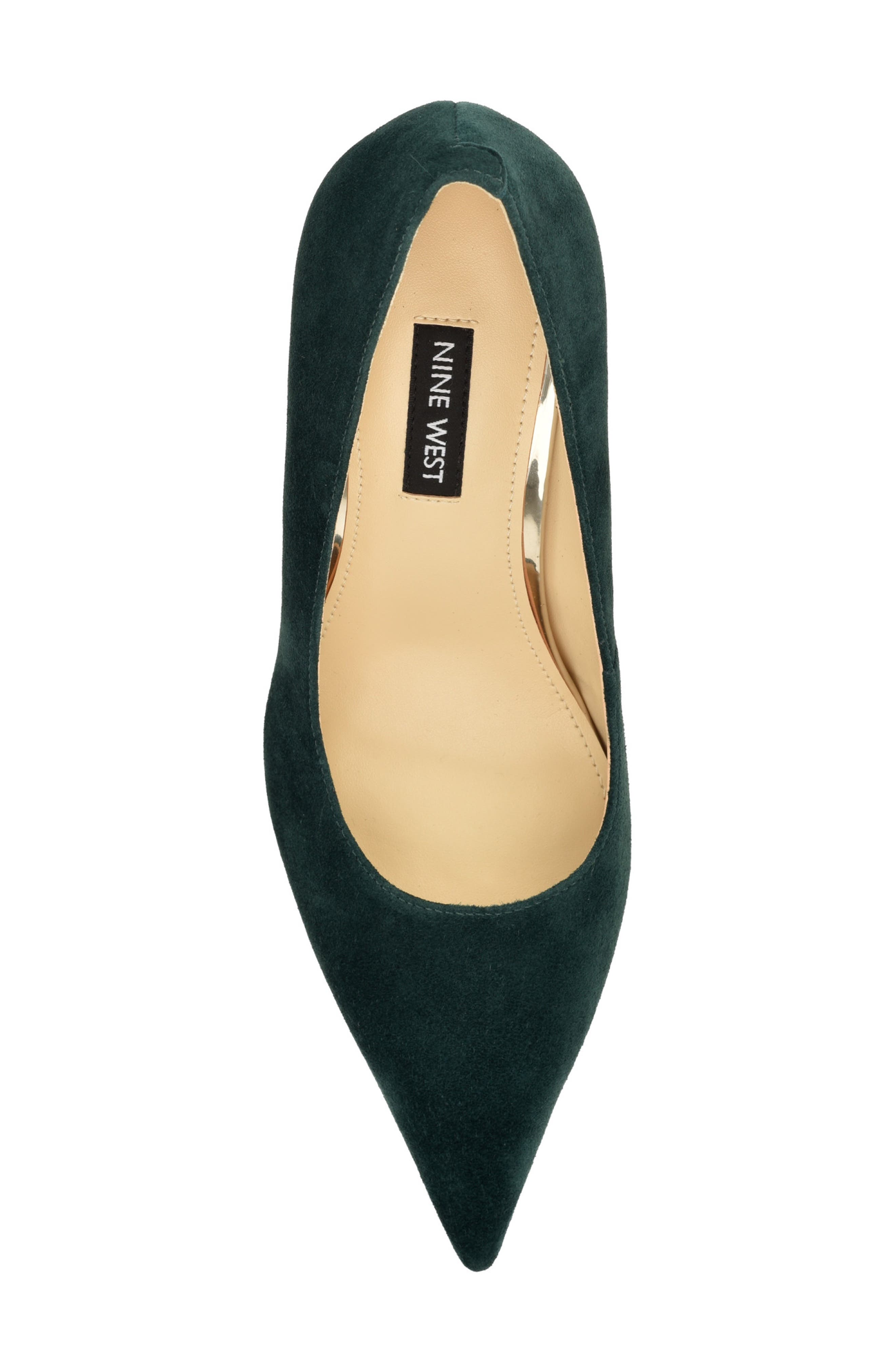 Gemmha Pointed Toe Pump, Alternate, color, DARK GREEN