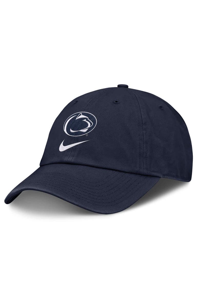 Nike Men's Nike Navy Penn State Nittany Lions Primetime Club Adjustable Hat, Main, color, 